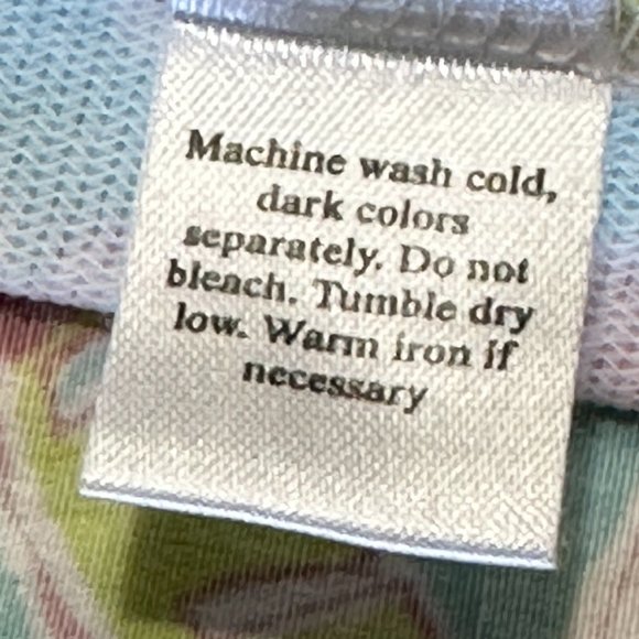 Key West Tropical Palm Print Skirt- Button Down Tie Through Waist - Picture 10 of 12